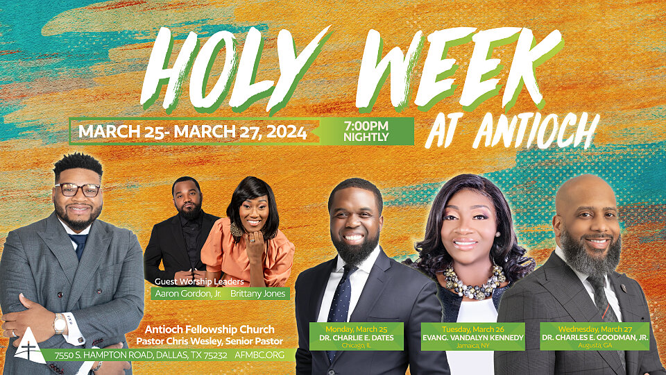 antioch fellowship holy week revival 1